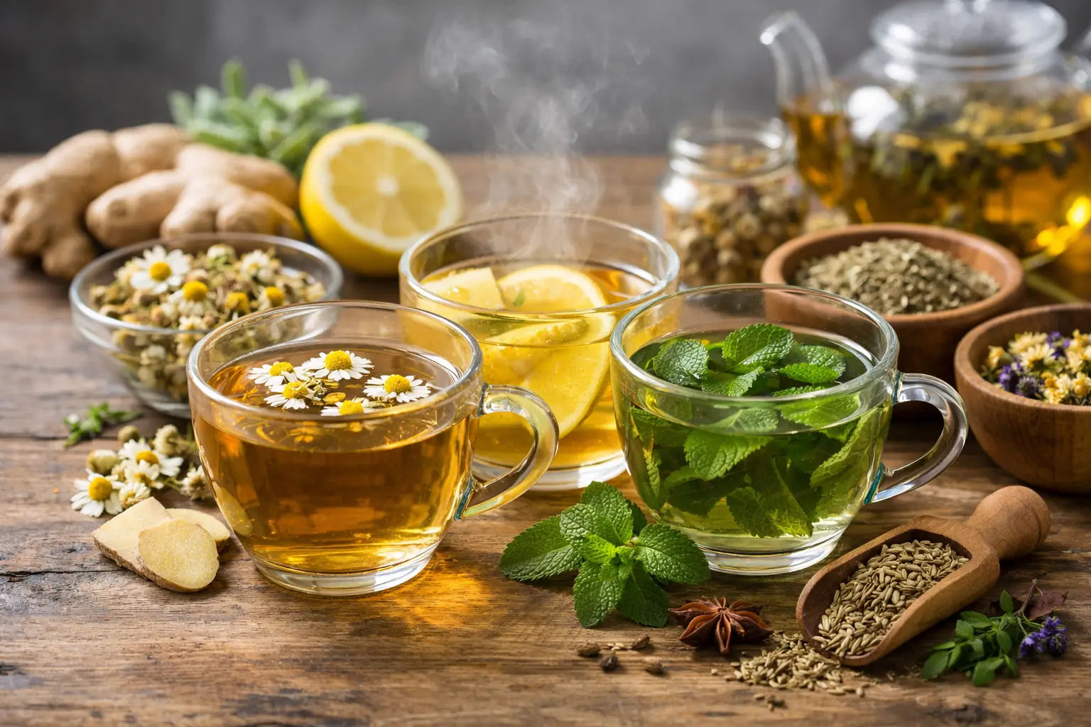 Infusi digestivi naturali: quali scegliere